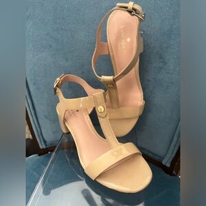 Kate Spade Nude Patent Sandal